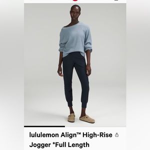 Lululemon align joggers size 2 in navy, new without tags 💕💕💕